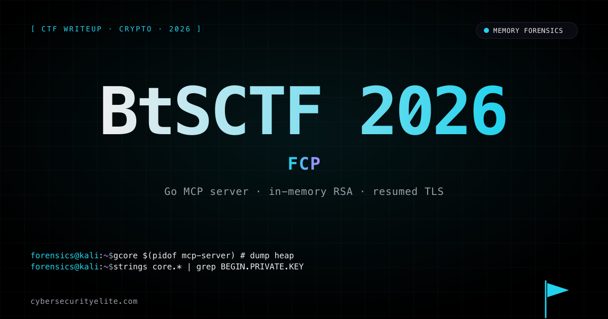 BtSCTF 2026 FCP writeup — CTF challenge breakdown