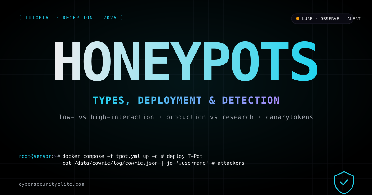 What is a honeypot in cybersecurity — types, deployment, and detection use cases